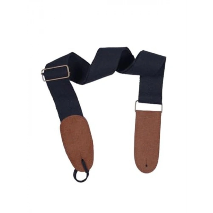 Siyah Renkli Gitar Askısı, 5 mm Genişlik ile Rahat Kullanım