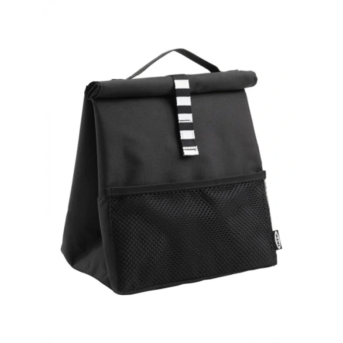 Siyah Renkli Yemek Çantası - %100 Geri Dönüştürülmüş Polyester