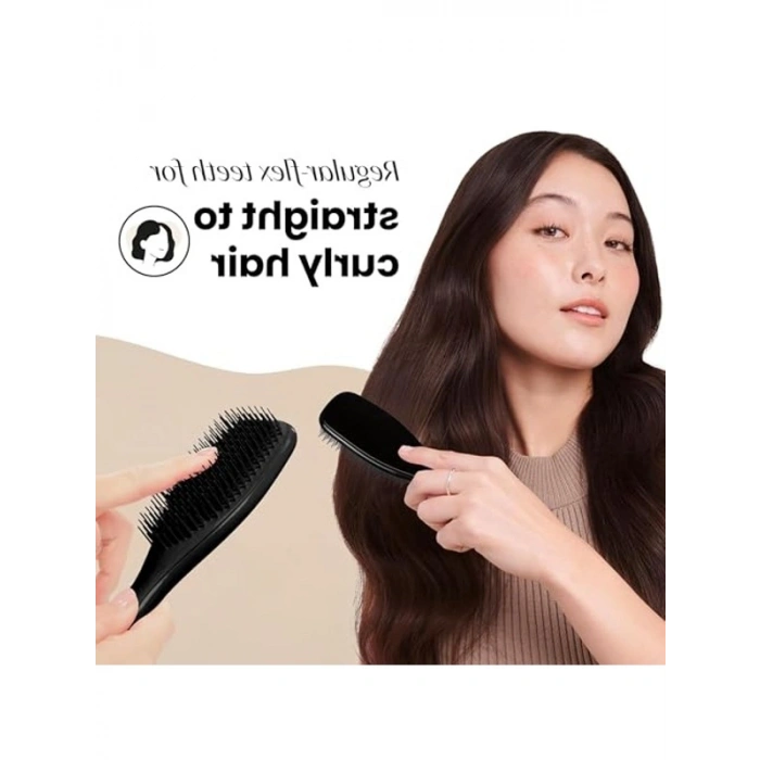 Siyah Saç Fırçası ve Tarak Seti - Wet Detangler