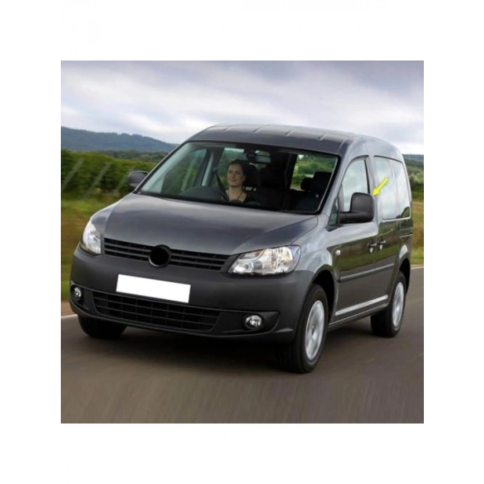 Siyah Sağ Dikiz Ayna Kapağı, Caddy 2011-2015 Uyumlu