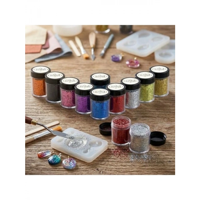 Siyah Sim, Glitter, Toz Sim, 20 gr