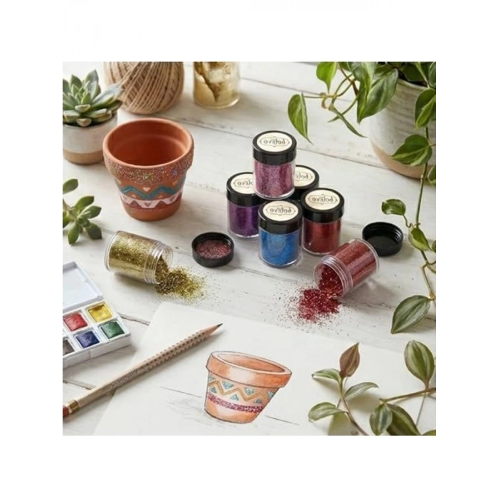 Siyah Sim, Glitter, Toz Sim, 20 gr