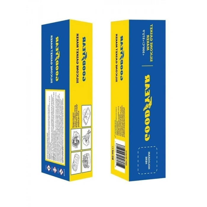 Siyah Sıvı Conta Tüp Silikon - Isıya Dayanıklı 80 ml