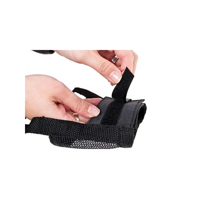 Siyah Soft Ağızlık - 40-67 cm Ayarlanabilir Boyut