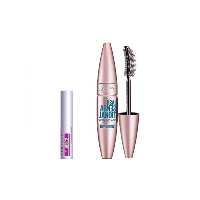 Siyah Suya Dayanıklı Maskara Seti, 9.4 ml & Mini Maskara 4.7 ml