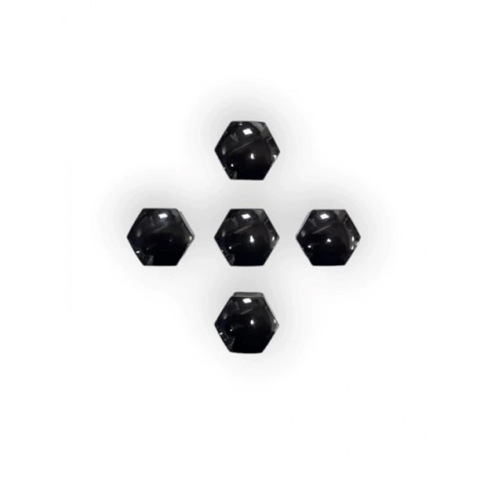 Siyah Tekerlek Bijon Kapağı, 5 Adet, 1Z0601173, 2013-2017 Uyumlu