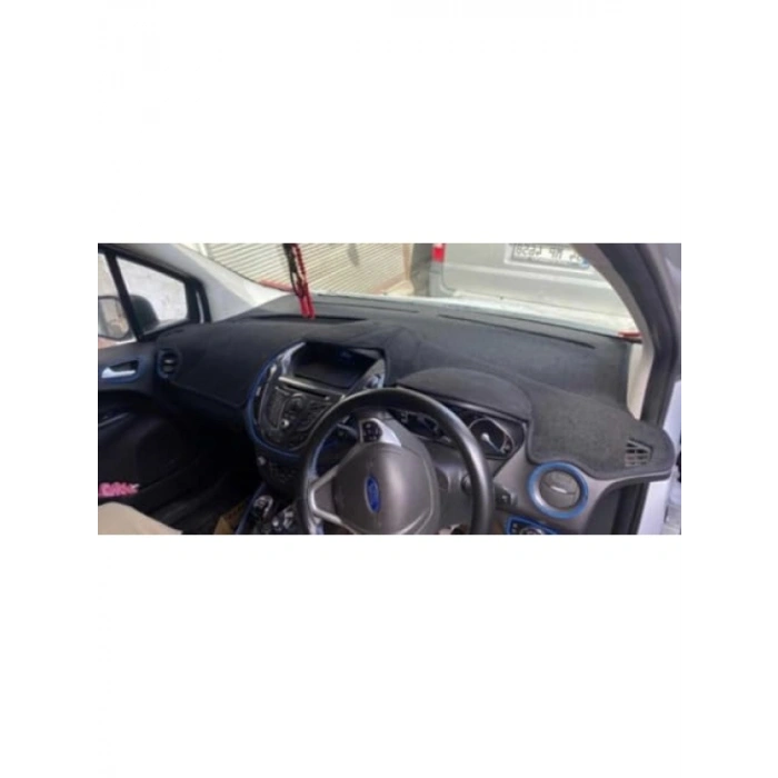 Siyah Torpido Koruma Halısı Siyah Kenar Ford Courier Uyumlu