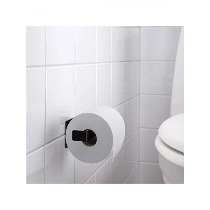 Siyah Tuvalet Kağıdı Tutucusu