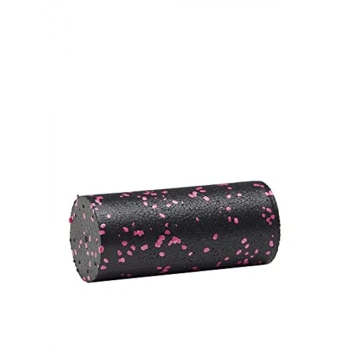 Siyah ve Pembe Foam Roller, 13,5 x 6 x 6 cm Boyutunda