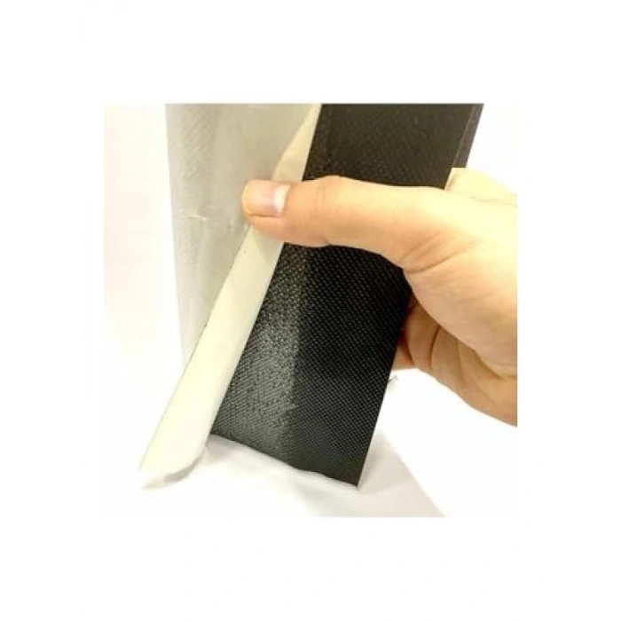 Siyah Yapışkanlı Çanta Astar Tela (100x80 cm)