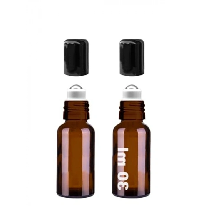 Sızdırmaz Çelik Roll On Şişe Seti, 30 ml, 2 Adet