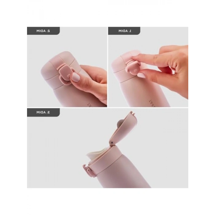 Sızdırmaz Çelik Termos 350 ml - Pembe