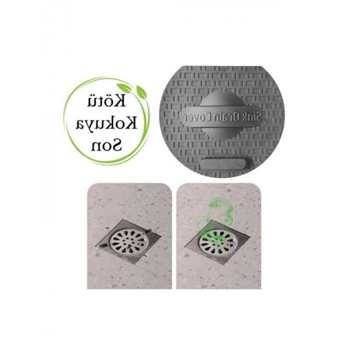 Sızdırmaz Silikon Lavabo Kapağı - Kötü Koku Giderici Mat