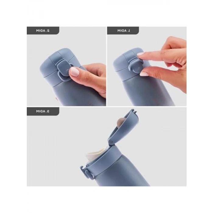 Sızdırmaz Termos - 350 ml, Mavi