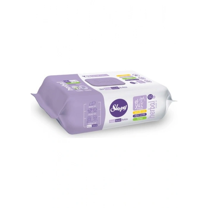 Sleepy Herbal Kişisel Bakım HAVLUSU 100 Yaprak