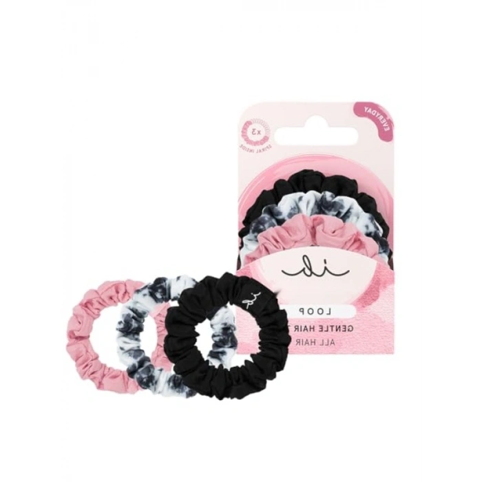 Slim Sprunchie Kumaş Kaplı 3lü Saç Tokası