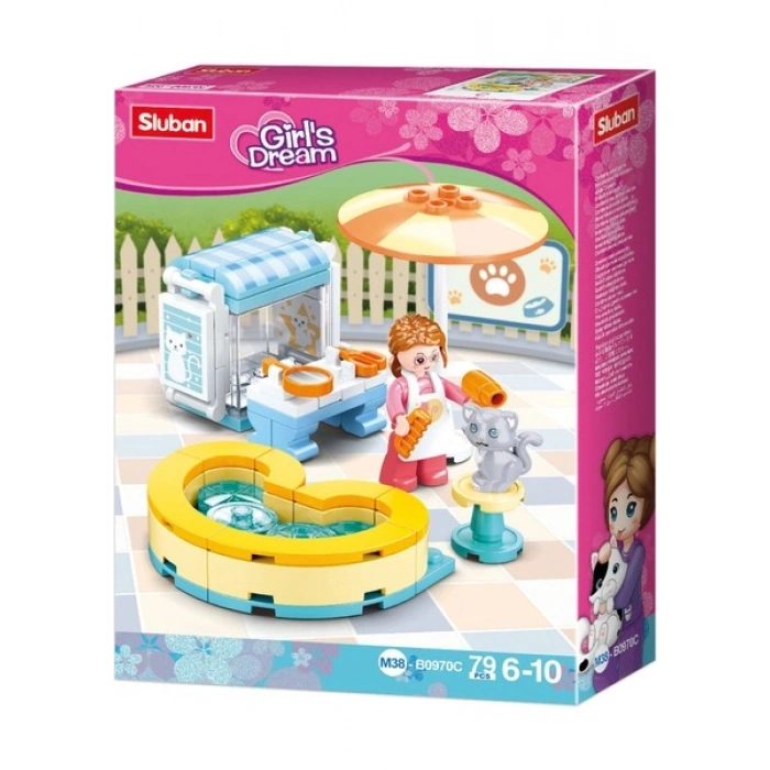Sluban Girsl Dream Kedi Banyosu 79 Parça