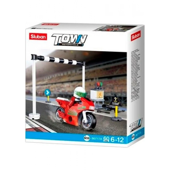 Sluban Town Yarış Motoru 60 Parça