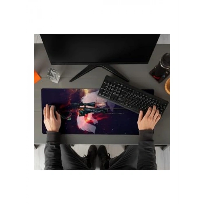 Sniper Tasarımlı Büyük Mousepad, 70x30 cm