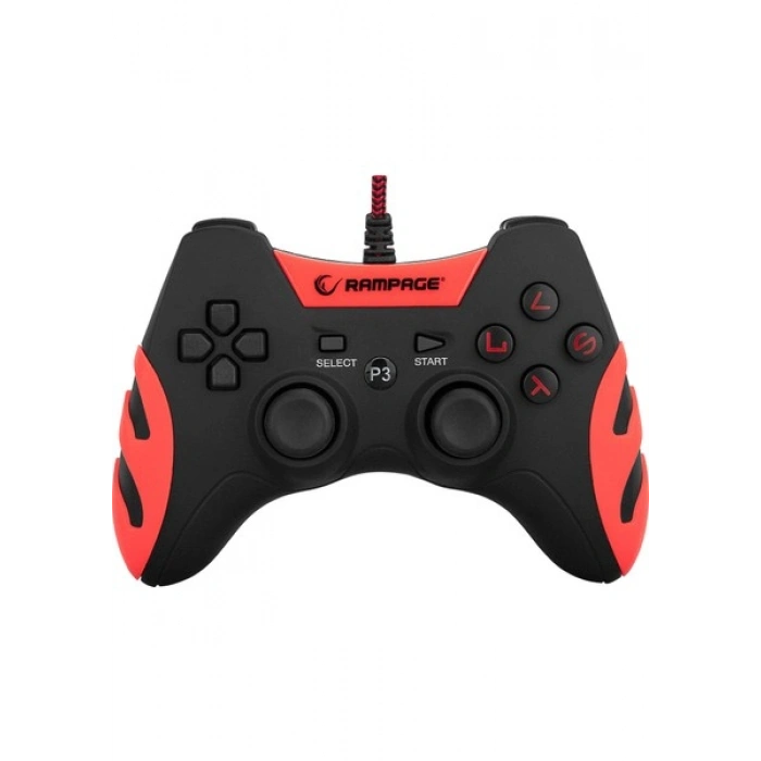 Snopy Rampage SG-R218 Ps3/pc x Input Kırmızı USB 1.8m Joypad