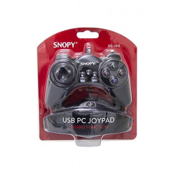 Snopy SG-103 Turbo Fonksiyon USB Gamepad