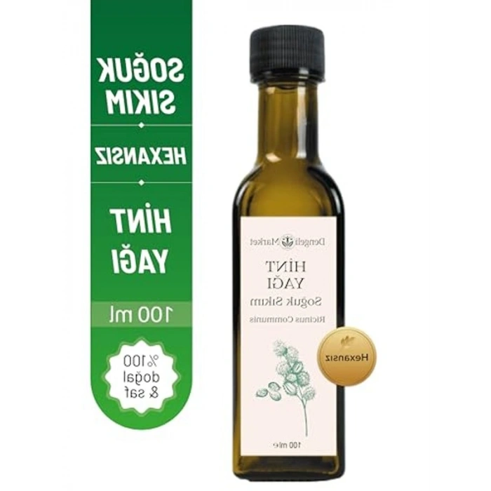 Soğuk Sıkım Hint Yağı 100 ml - Saç ve Cilt İçin