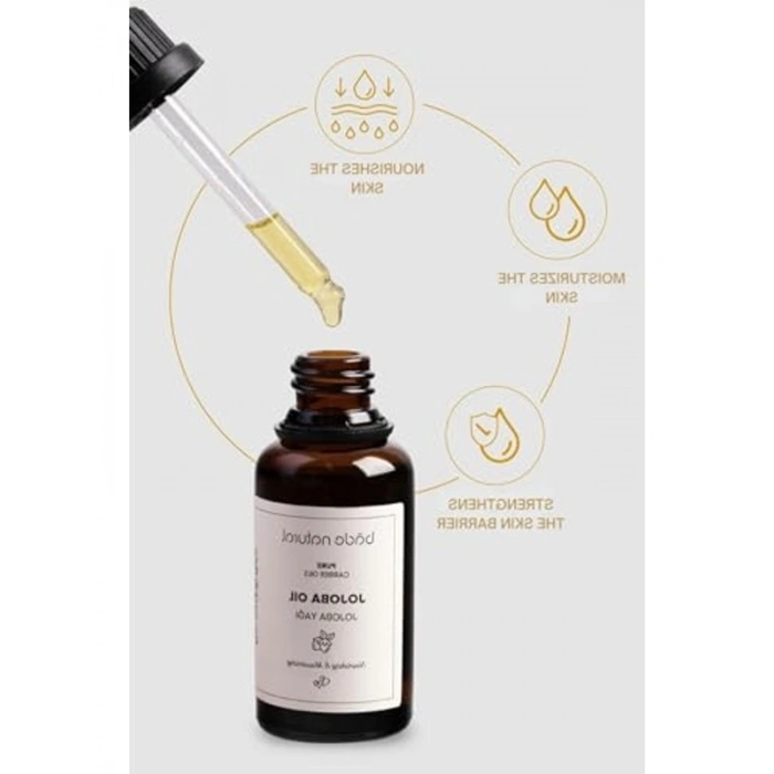 Soğuk Sıkım Jojoba Yağı, %100 Saf 30 ml