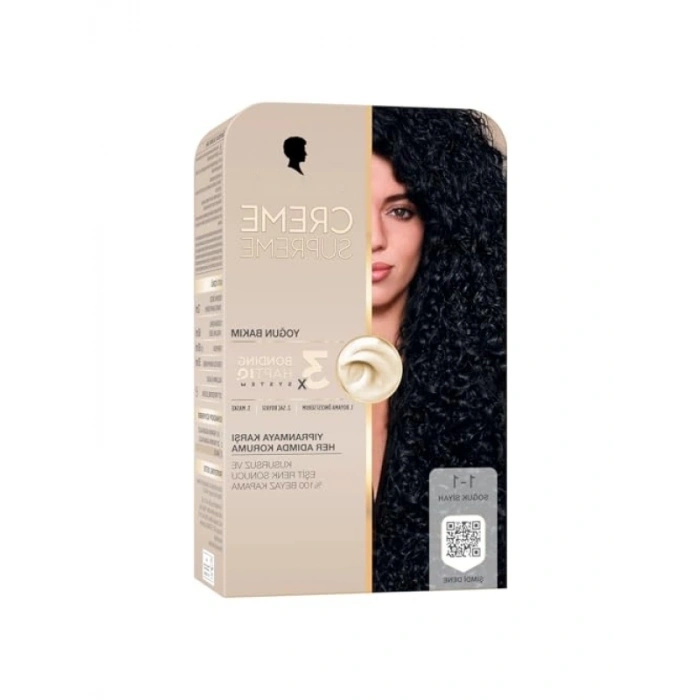 Soğuk Siyah Saç Boyası 1-1