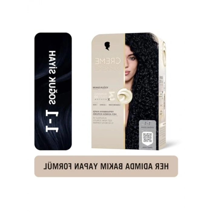 Soğuk Siyah Saç Boyası 1-1
