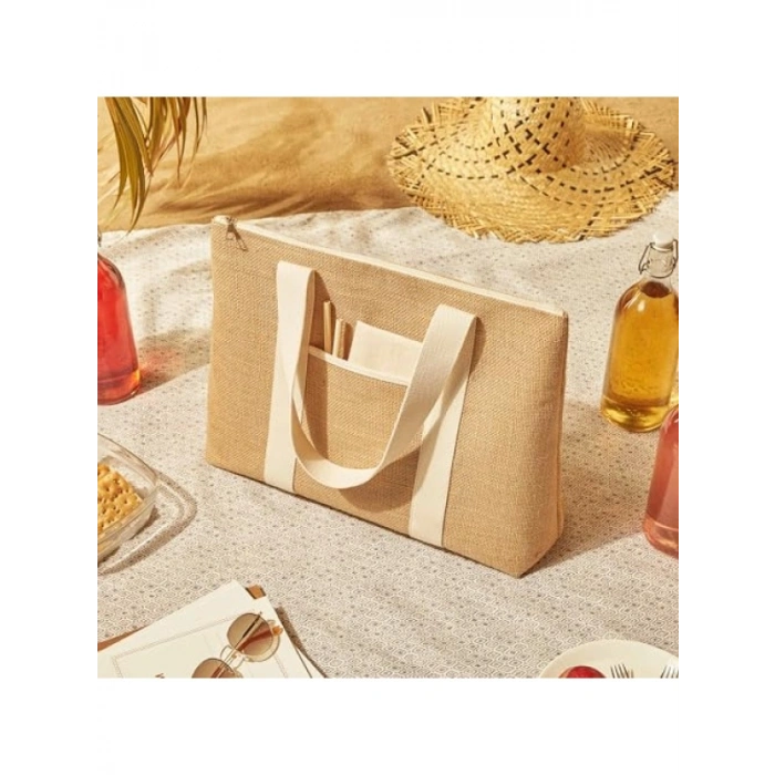 Soğuk Tutucu Jüt Çanta - 43 x 35 x 13 cm