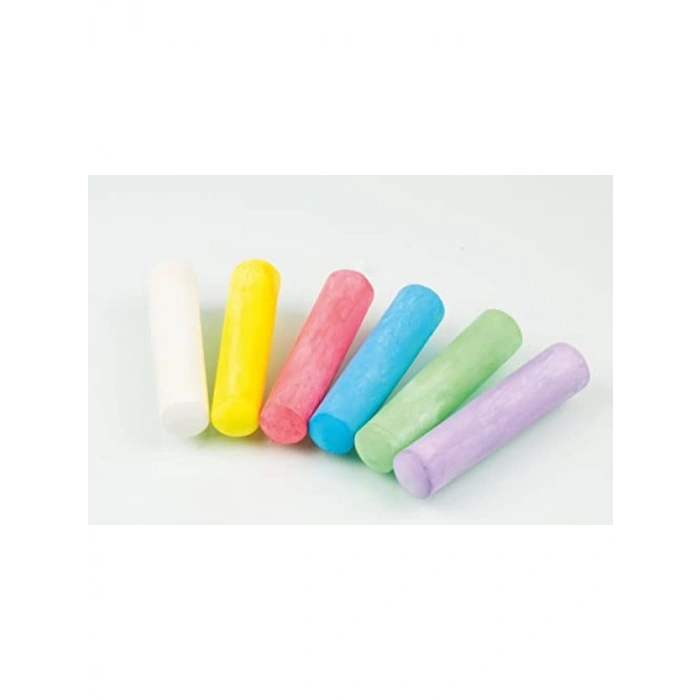 Sokak İşaretleme Pasteli, 6 Renk - Su ve Yağmura Dayanıklı