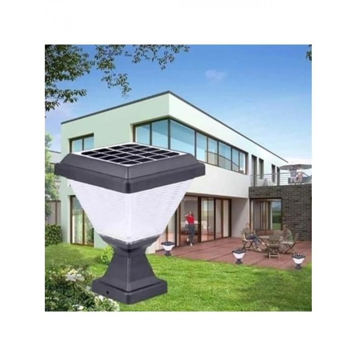 Solar Bahçe Lambası - 30W Dış Mekan Aydınlatma, 6500K Beyaz Işık