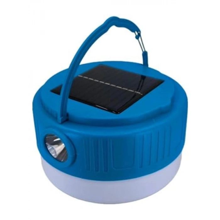 Solar Şarjlı Kamp Lambası ve USB Çıkışlı Power Bank