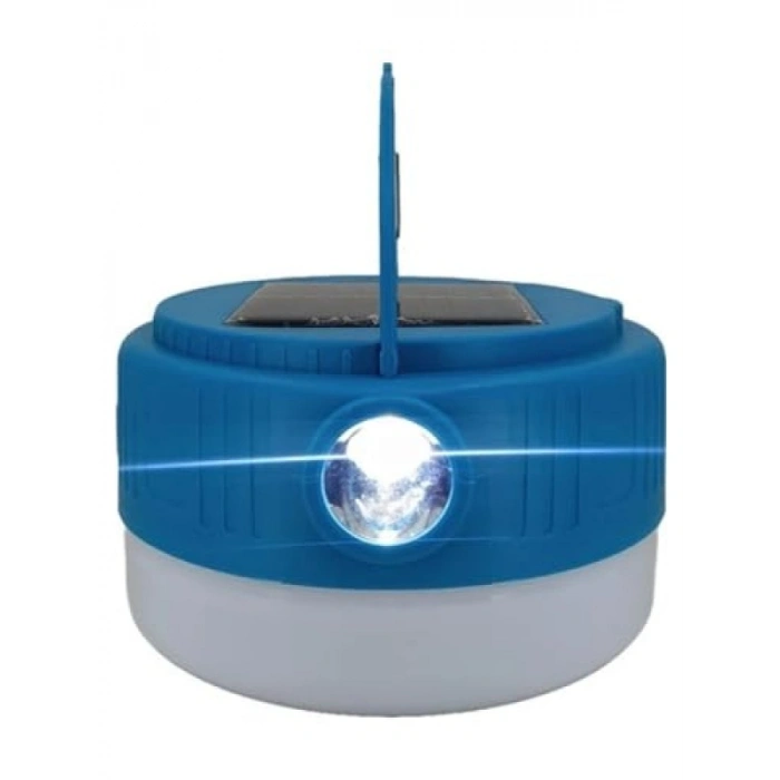 Solar Şarjlı Kamp Lambası ve USB Çıkışlı Power Bank