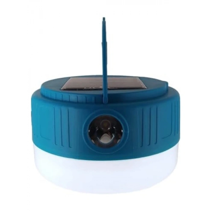 Solar Şarjlı Kamp Lambası ve USB Çıkışlı Power Bank