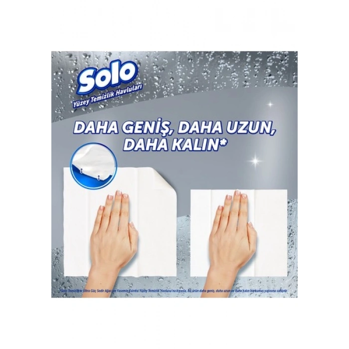 Solo Aquablock Cam Yüzeylere Özel Temizlik Havlusu 30 Yaprak