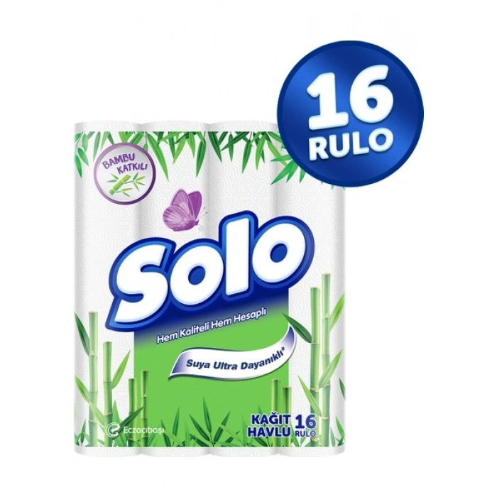 Solo Bambu Katkılı Kağıt Havlu 16’lı