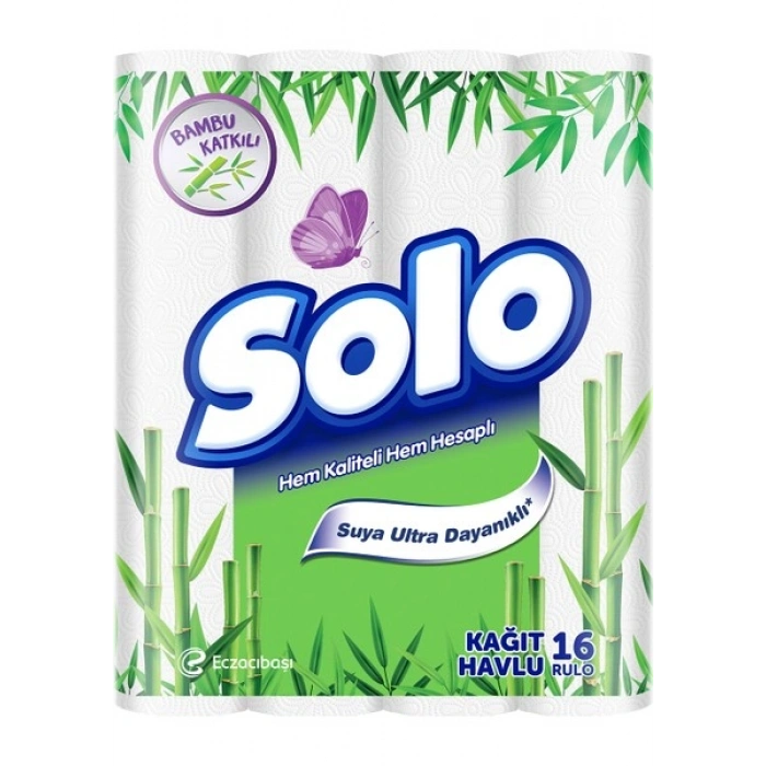 Solo Bambu Katkılı Kağıt Havlu 16’lı