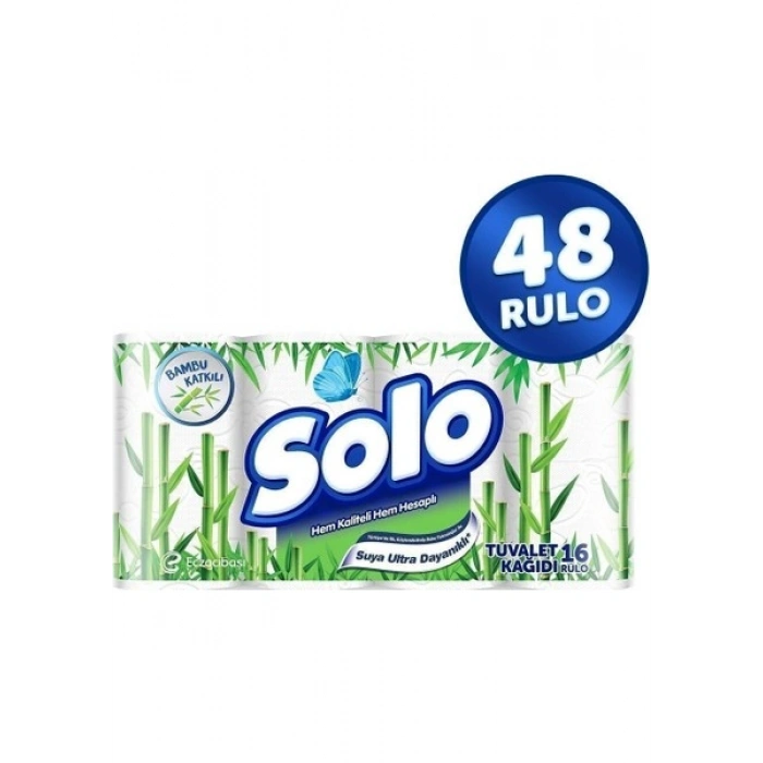 Solo Bambu Katkılı Tuvalet Kağıdı 48li