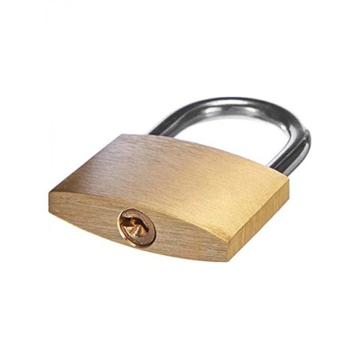 Som Pirinç Asma Kilit - 35 mm, 3 Anahtarlı Güvenlik