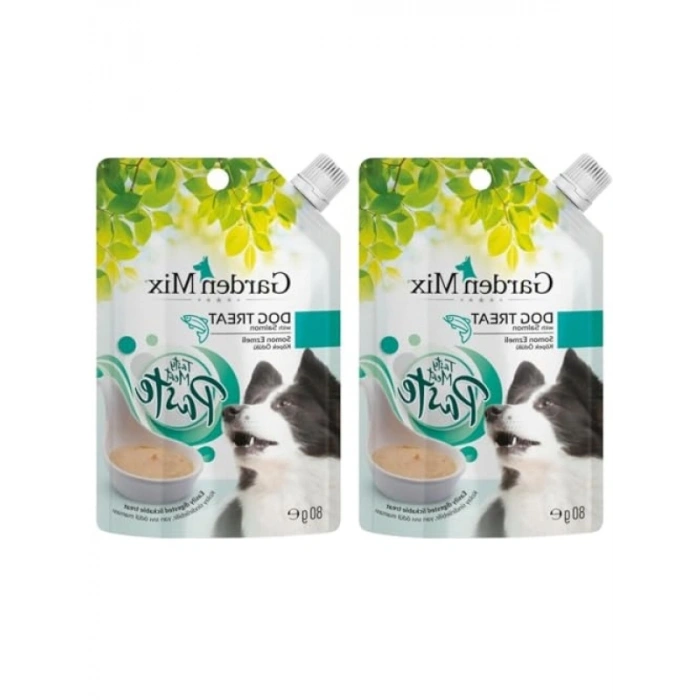 Somon Eti Ezmeli Köpek Ödülü, 80 gr (2 Paket)