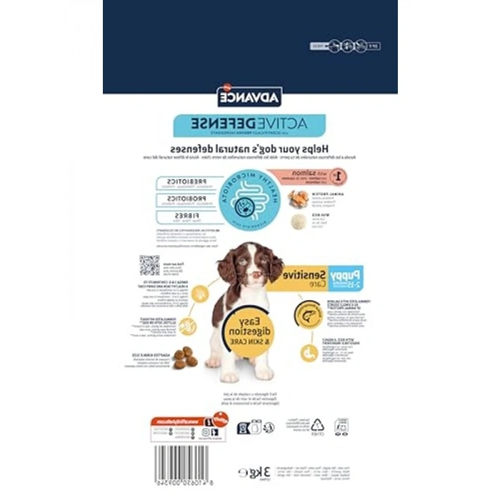 Somon ve Pirinçli Hassas Yavru Köpek Maması - 3 Kg