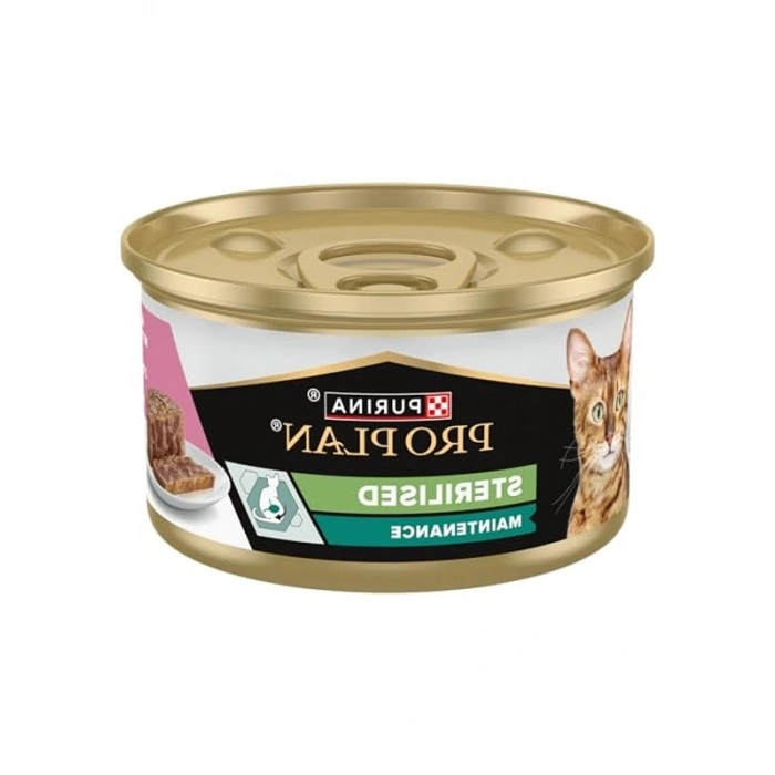 Somon ve Ton Balıklı Konserve Yaş Kedi Maması, 85 g x 24