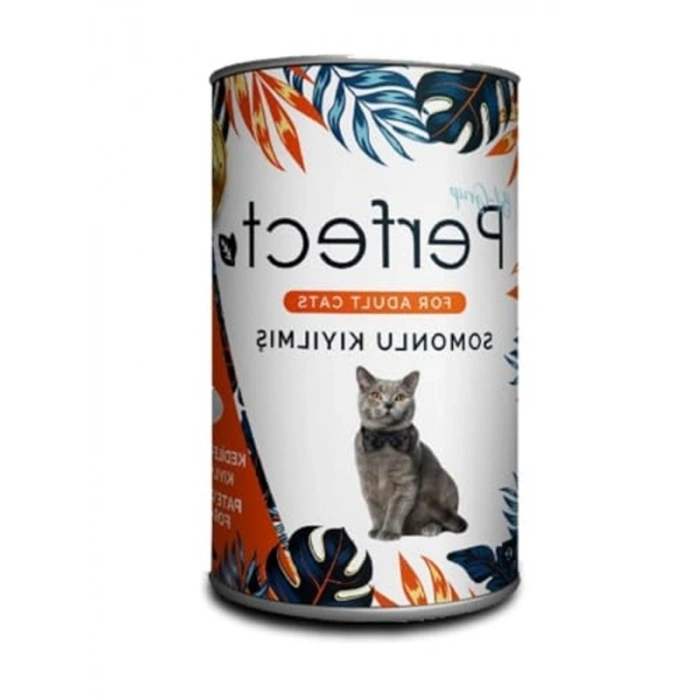 Somonlu Kıyılmış Kedi Konservesi, 400g Lezzetli İkram