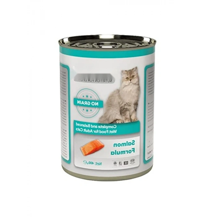 Somonlu Yetişkin Kedi Konservesi, Tahılsız, 400 gr