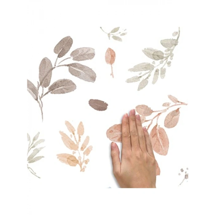 Sonbahar Dans Yaprakları Duvar Çıkartmaları - 10 Adet