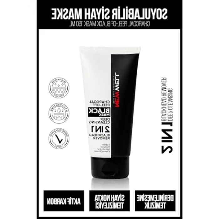 Soyulabilir Siyah Maske 150 ml