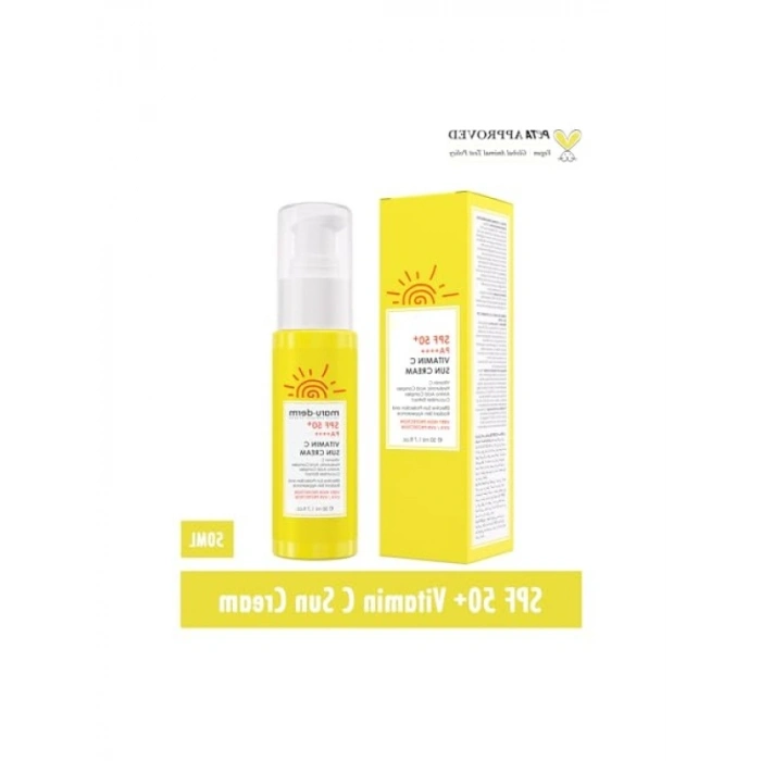 SPF 50+ C Vitaminli Güneş Kremi ile Etkili Koruma