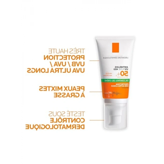 SPF 50+ Koruma Sağlayan Yağ Kontrol Kremi, 50 ml