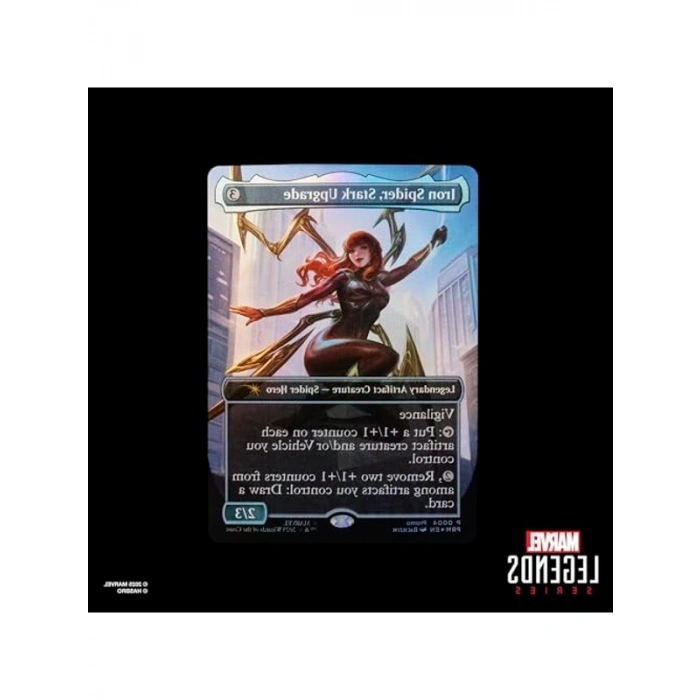 Spider-Man  Legends Serisi Magic: The Gathering Mary Jane Watson (Demir Örümcek), 15,5 cm Aksiyon Figürü ve Özel Folyo Koleksiyon Kart Oyunu Ticaret Kartı